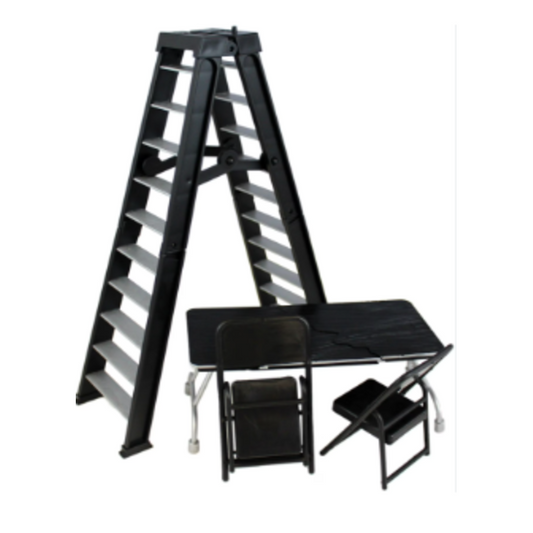 Wwe Ultimate Ladder Table And Chair Accessories Pack Black