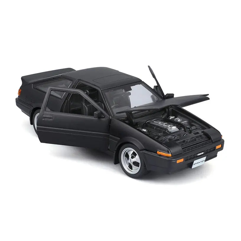 Maisto 1:24  Toyota Sprinter Trueno Ae86 (Matte Black)