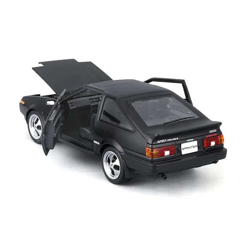 Maisto 1:24  Toyota Sprinter Trueno Ae86 (Matte Black)