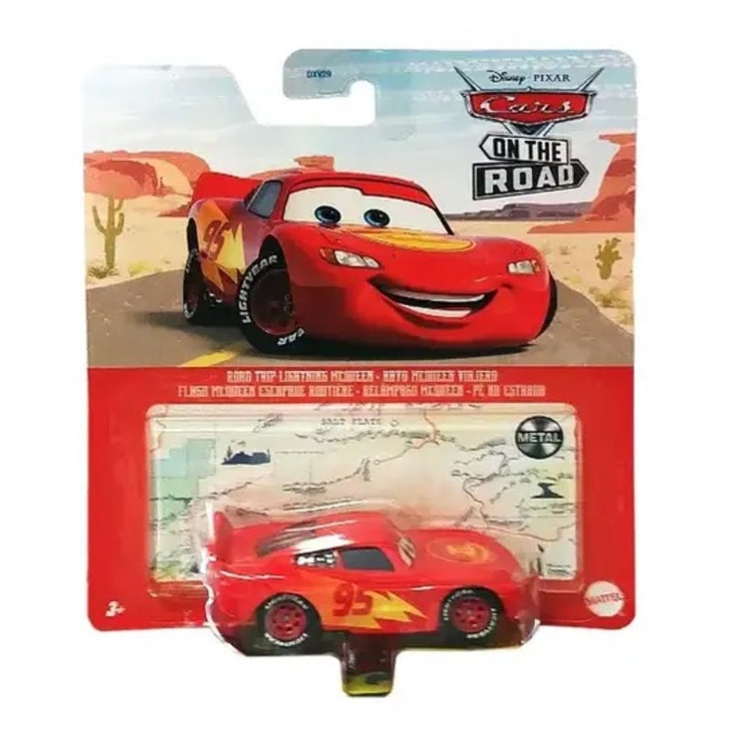 Disney Cars Road Trip Lightning Mcqueen Vehicle