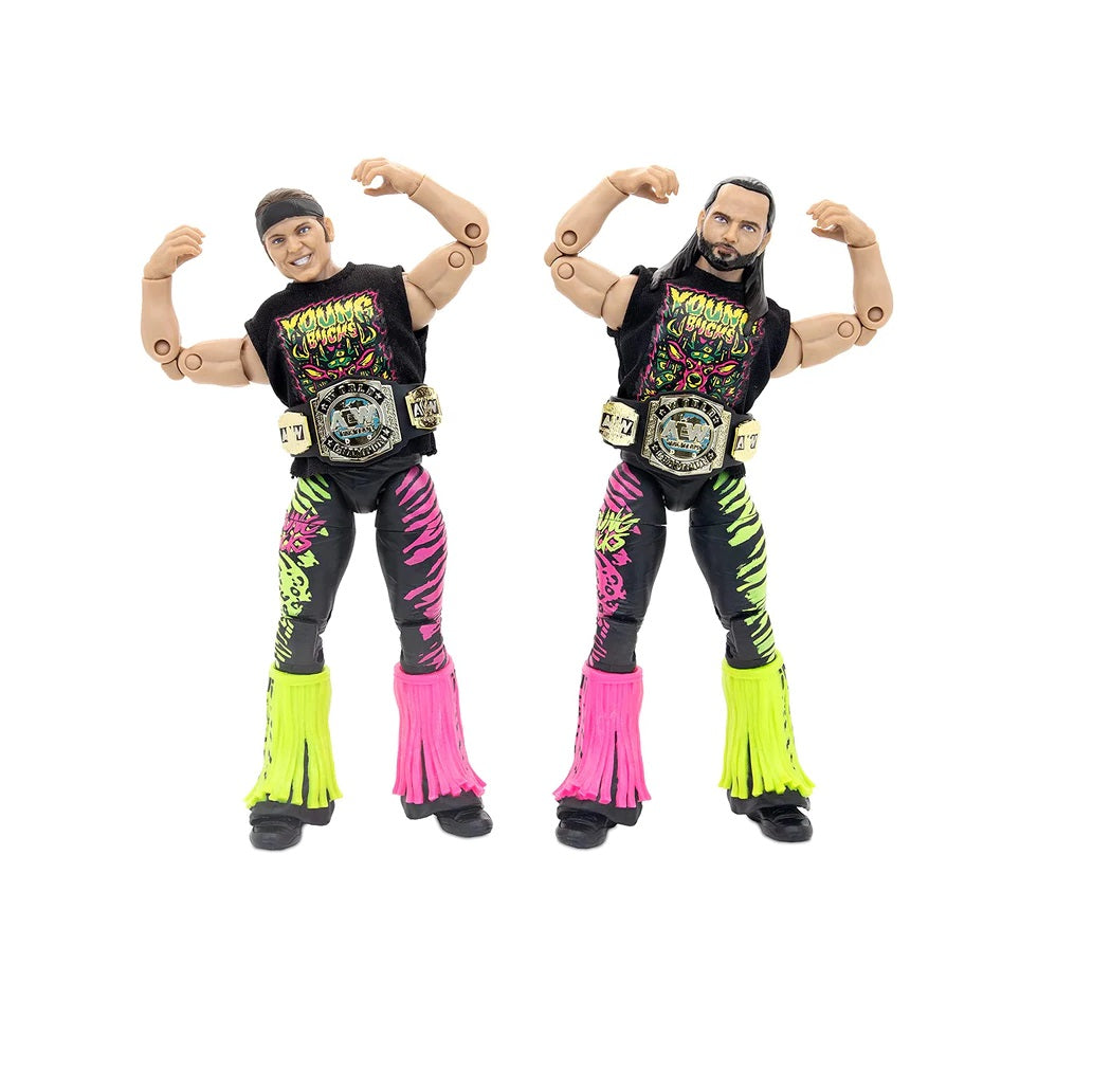 Young Bucks Tag Team Pack - AEW Unrivaled Collection Amazon Exclusive