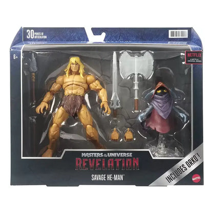 MOTU Masters of The Universe Masterverse Savage He-Man Deluxe Action Figure