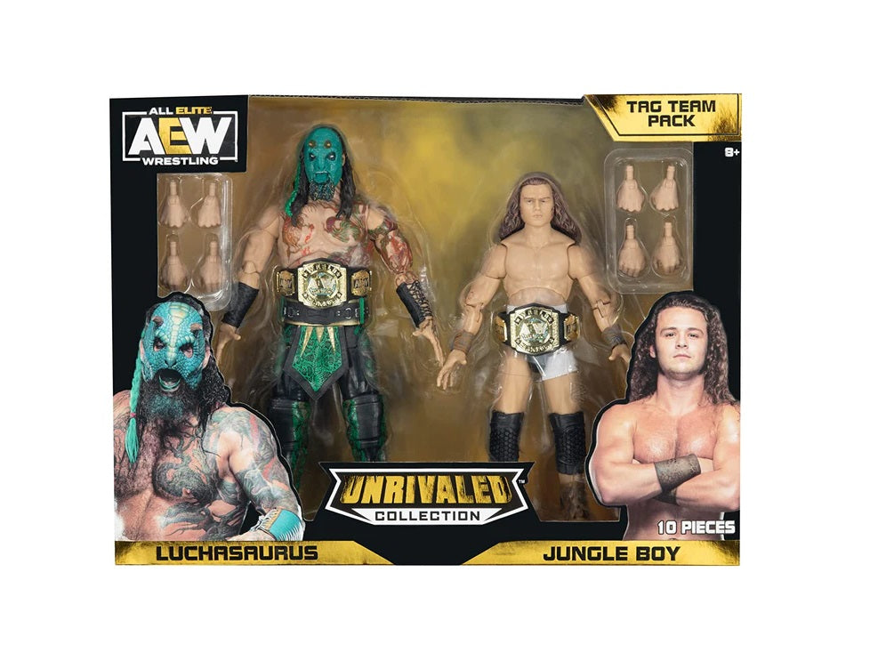 Luchasaurus & Jungle Boy - AEW Unrivaled Collection Amazon Exclusive