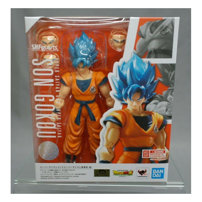 Dragon Ball Super Saiyan God SS Goku S.h.figuarts Action Figure