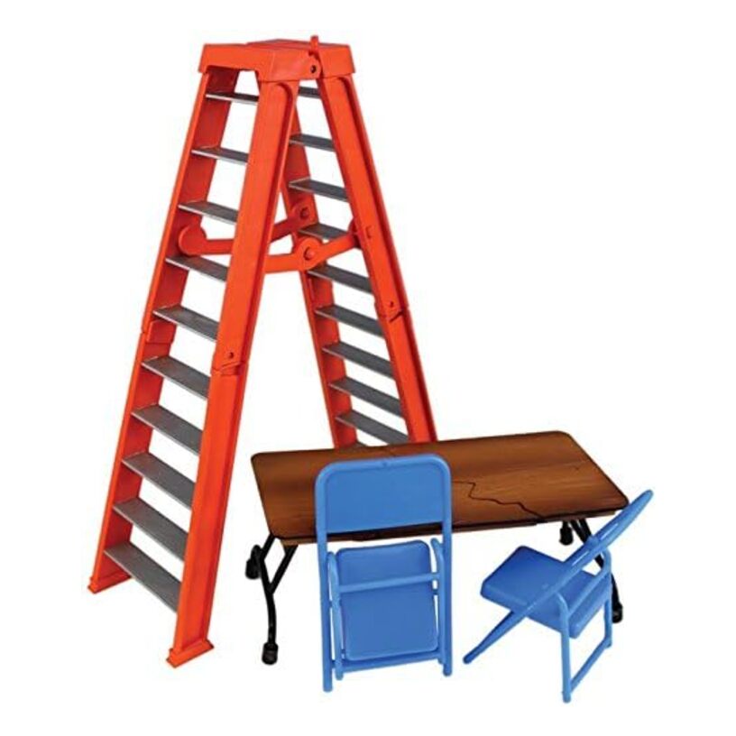 WWE Ultimate Ladder Table and Chare Playset Orange Accessory Pack