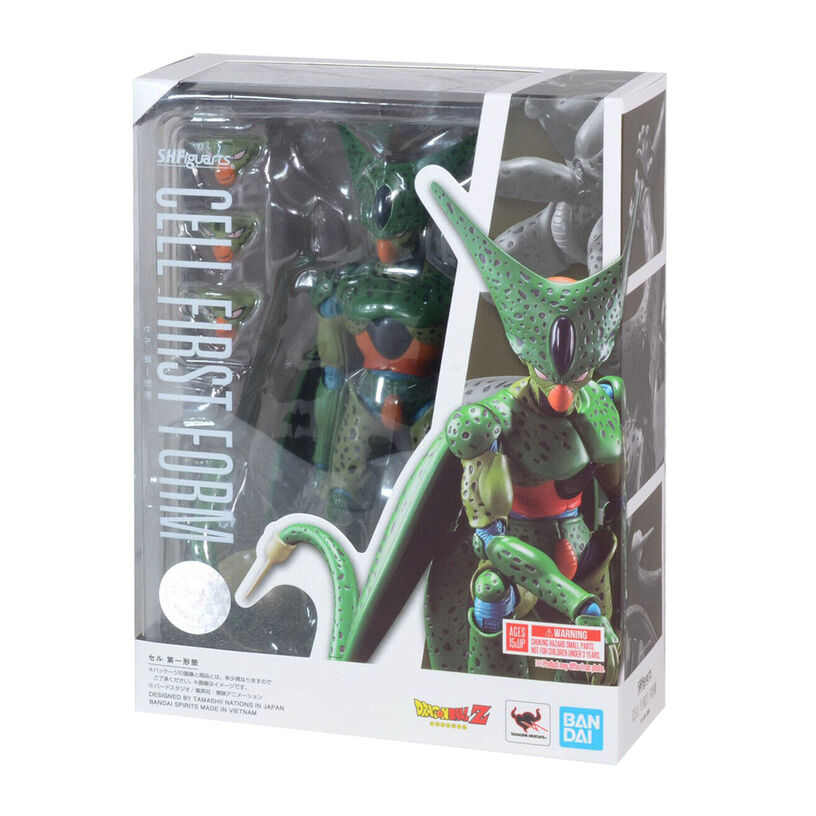 Dragon Ball Z Cell First Form S.h.figuarts Action Figure