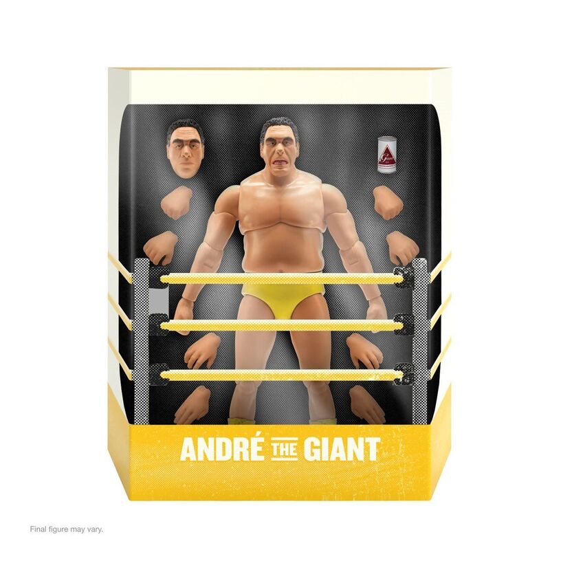 Andre the Giant Yellow Trunks - WWE Ultimate  Super 7 Action Figure