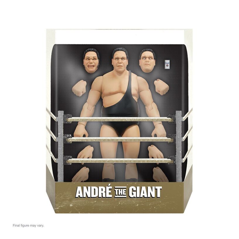 Andre The Giant Black Trunks - WWE Ultimate Super 7 Action Figure