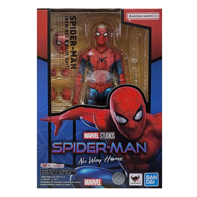 Marvel - Spider Man No Way Home Red and Bule Suit S.h.figuarts Figure