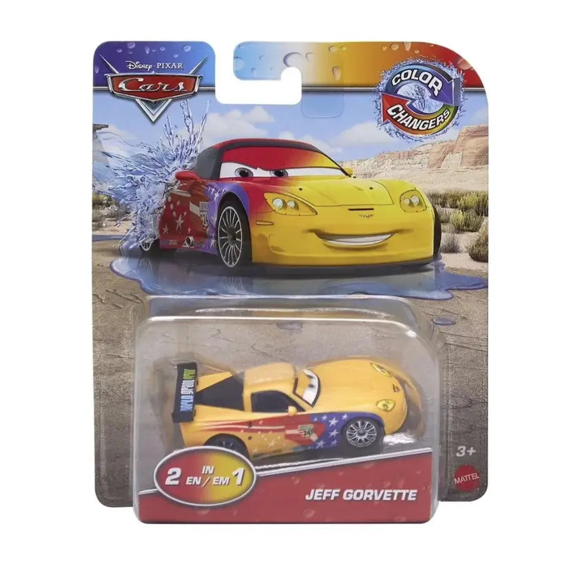 Disney Cars Jeff Gorvette Color Changers Vehicle